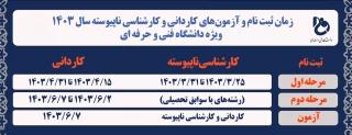 ثبت نام کنکور کاردانی به کارشناسی آغاز شد