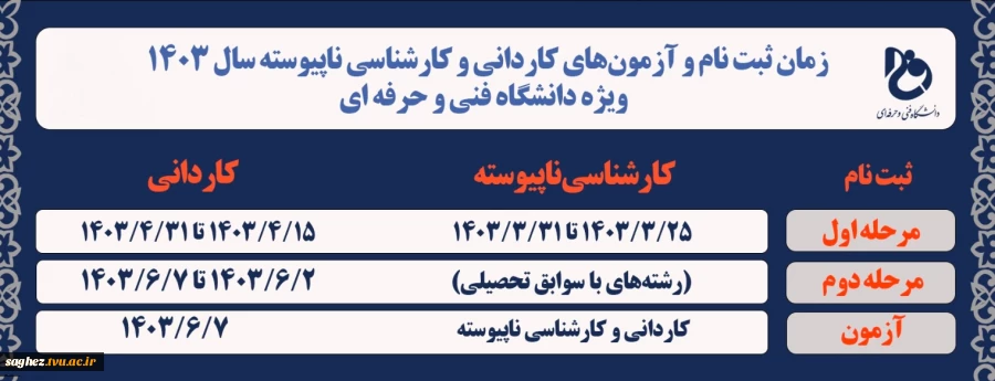 ثبت نام کنکور کاردانی به کارشناسی آغاز شد 2